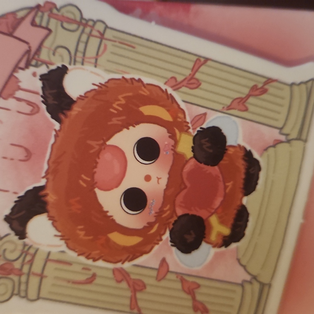 Baby Three Cupid Vinyl Plush Toy - Blue, Opened - Picture 3 of 4